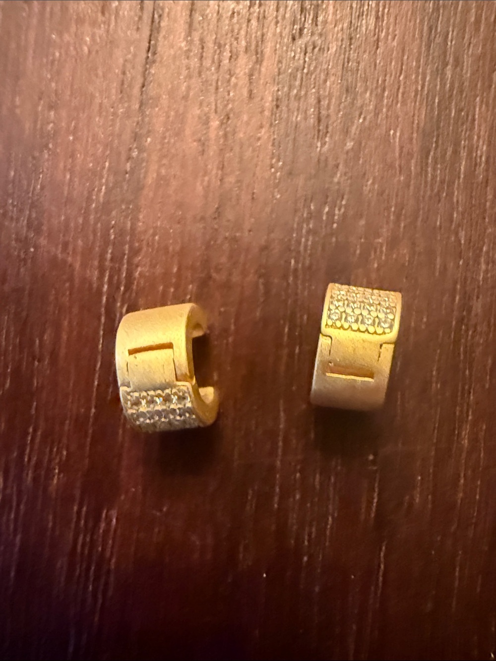 Freida Rothman Mini Pave  Huggie Hoop Earrings